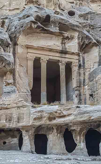 112 - Jordania - Little Petra - templo Nabateo